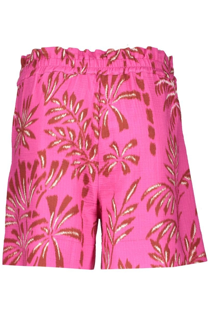 SHORTS MET ALLOVER PATROON 51411 20 FUCHSIA/OFF WHITE
